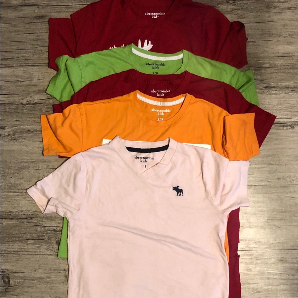 Boys Abercrombie shirts (set of 5)